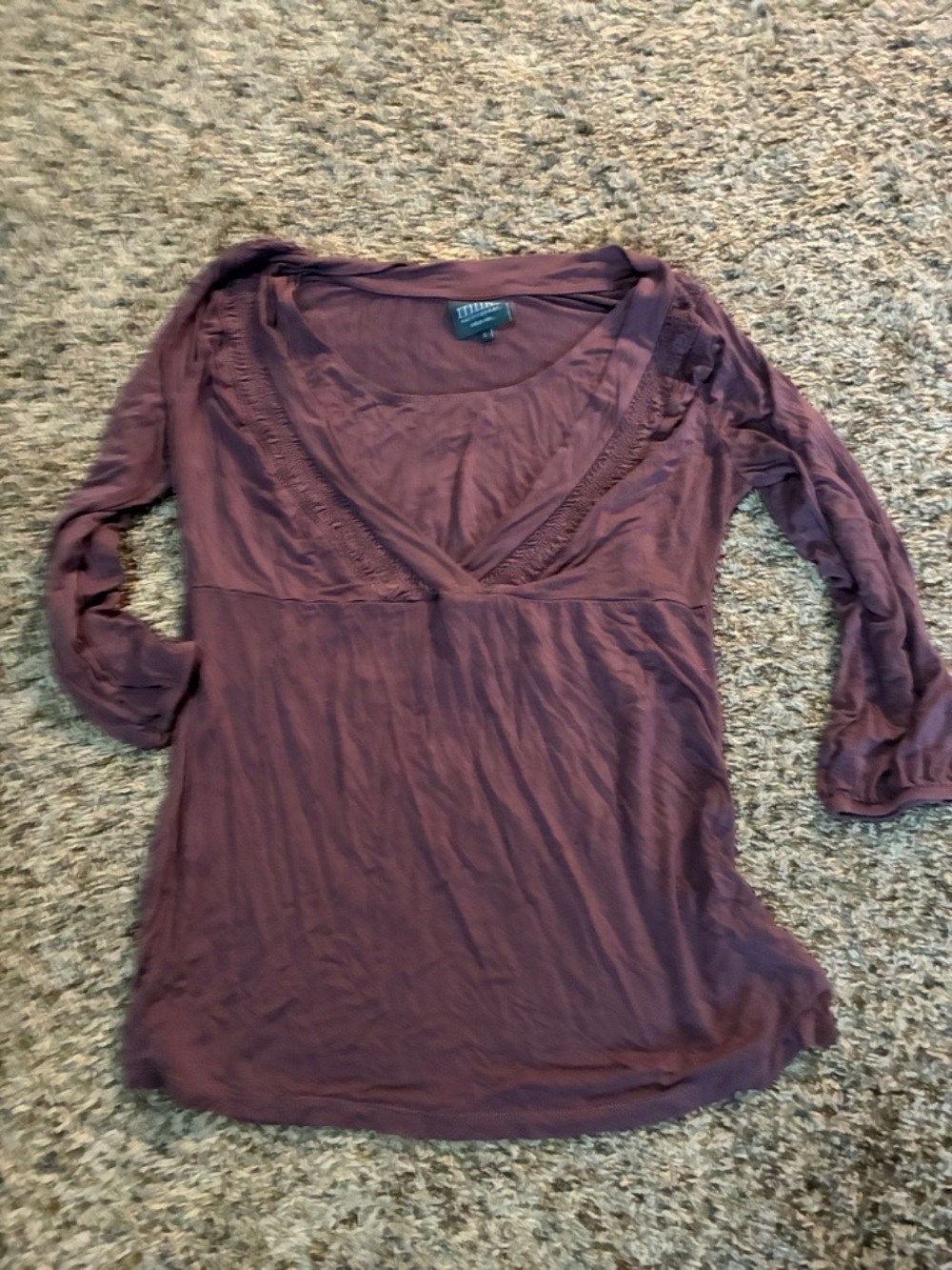 Milk Nursingwear size small purple top